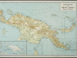 Nieuw-Guinea kaart